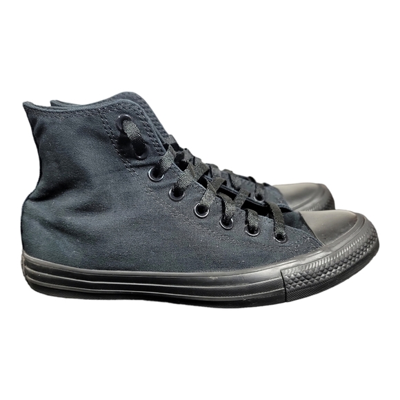 CONVERSE ALL STAR CHUCK TAYLOR CANVAS BLACK/BLACK MONO HI-TOP M3310 SB4 - Picture 5 of 9